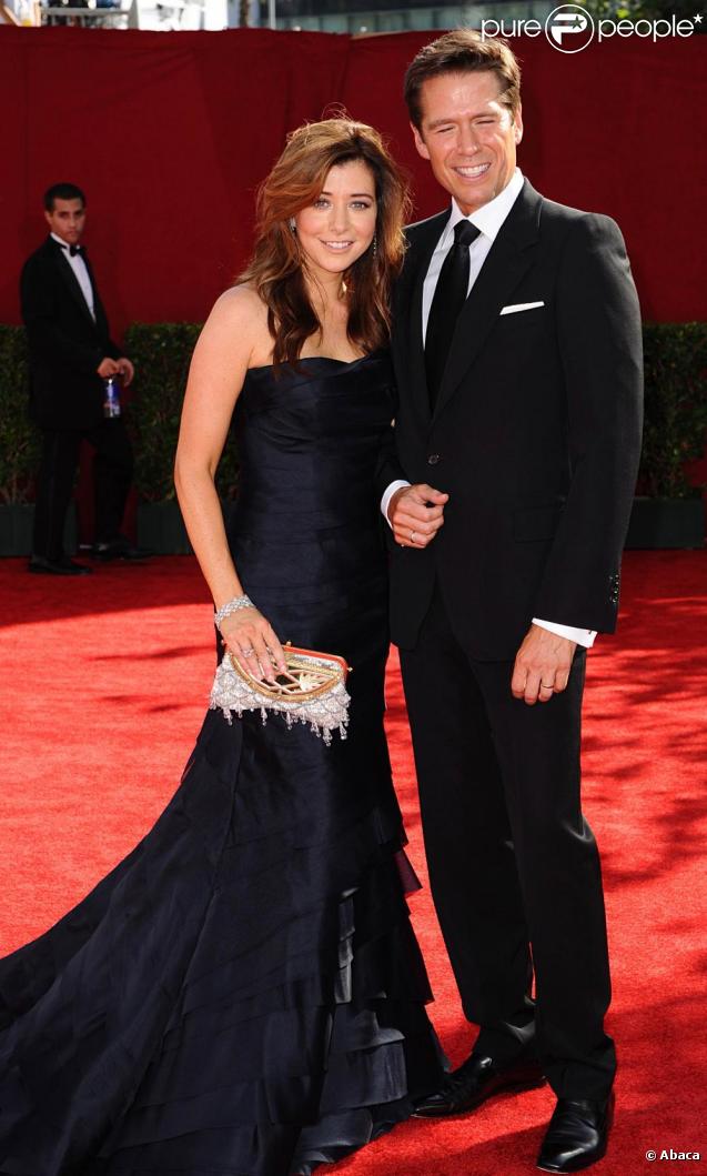 Alyson Hannigan et son mari Alexis Denisof à la 61 cérémonie des Emmy Awards. 20/09/09