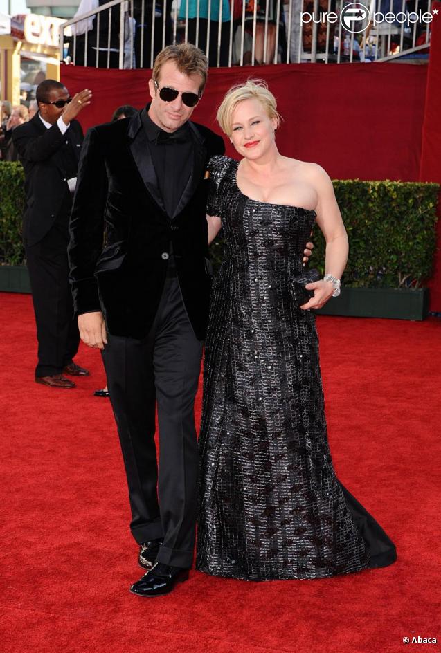 Thomas Jane et Patricia Arquette à la 61 cérémonie des Emmy Awards. 20/09/09