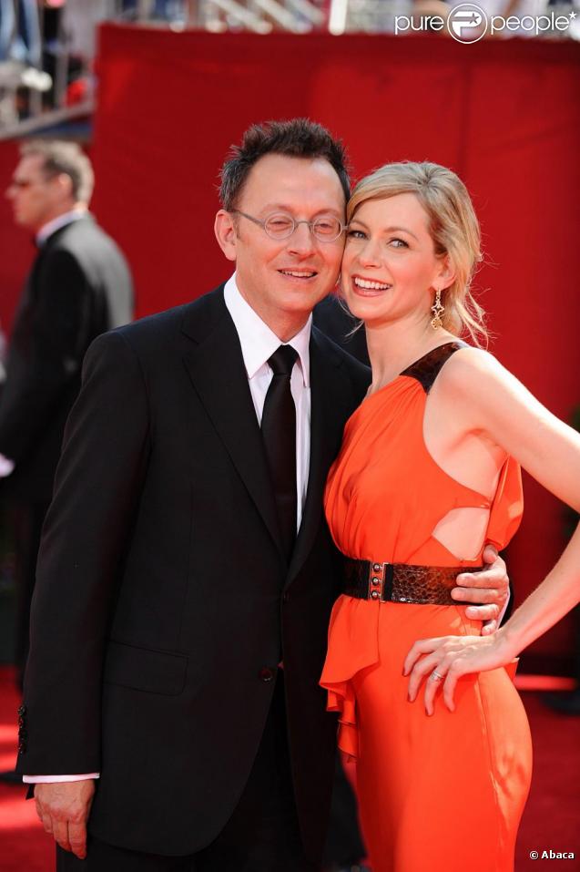 Michael Emerson et Carrie Preston à la 61 cérémonie des Emmy Awards. 20/09/09
