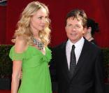 Tracy Pollan et Michael J. Fox à la 61 cérémonie des Emmy Awards. 20/09/09