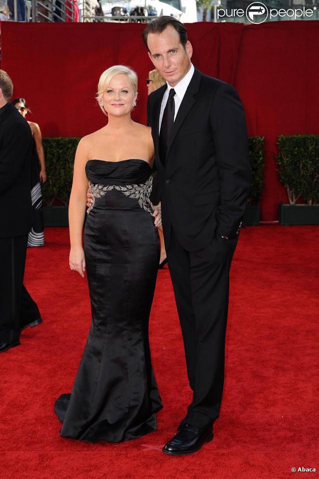 Amy Poehler et Will Arnett à la 61 cérémonie des Emmy Awards. 20/09/09
