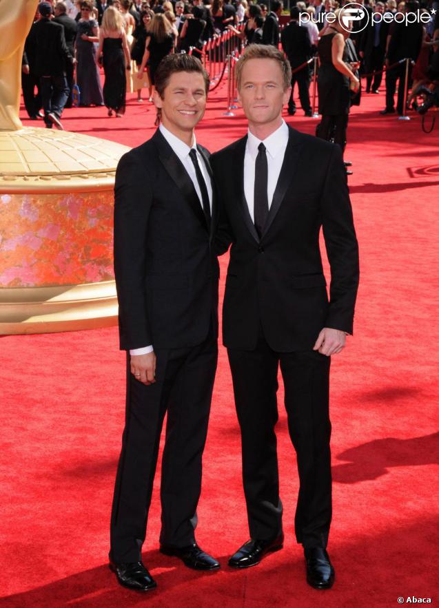 Neil Patrick Harris et son boyfriend à la 61 cérémonie des Emmy Awards. 20/09/09