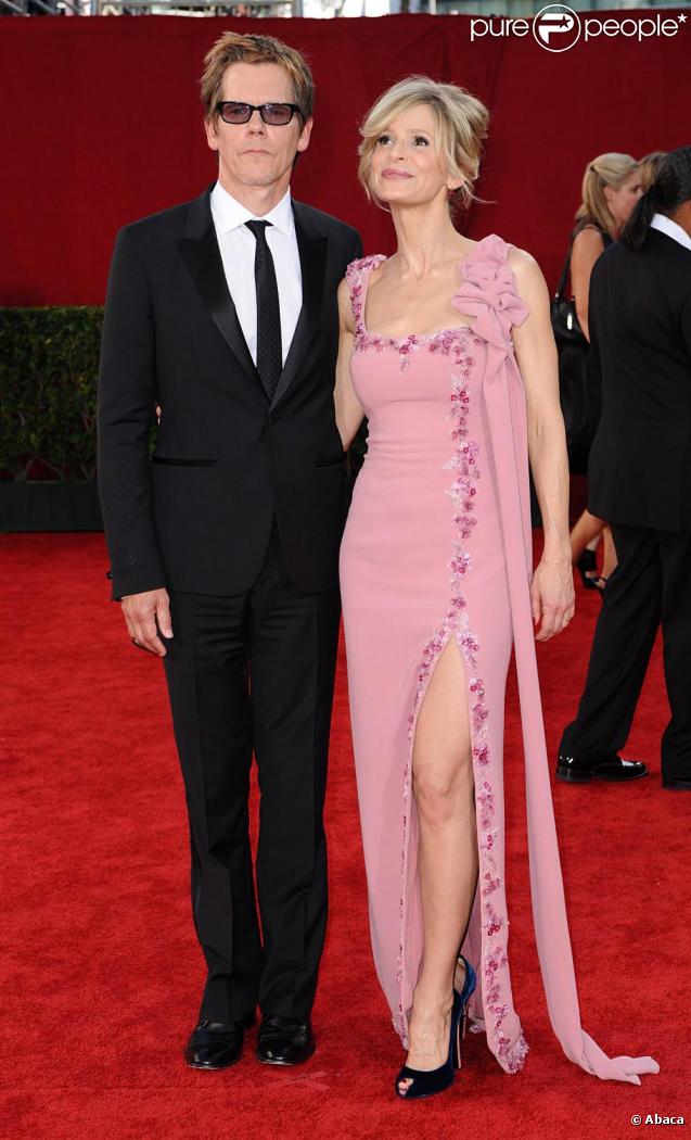 Kevin Bacon et Kyra Sedgwick à la 61 cérémonie des Emmy Awards. 20/09/09