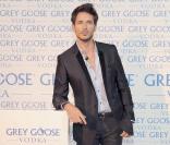 Andres Velencoso, boyfriend de Kylie Minogue, fait la promotion de la nouvelle vodka Grey Goose, à Madrid. 21/09/09