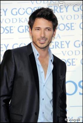 Andres Velencoso, boyfriend de Kylie Minogue, fait la promotion de la nouvelle vodka Grey Goose, à Madrid. 21/09/09