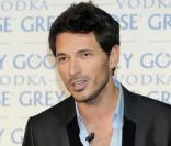 Andres Velencoso, boyfriend de Kylie Minogue, fait la promotion de la nouvelle vodka Grey Goose, à Madrid. 21/09/09