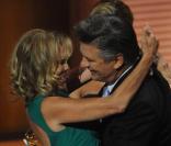 Jessica Lange et Alec Baldwin, dimanche soir à la cérémonie des Emmy Awards.