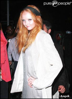 Lily Cole à l'avant-première de  Rage  le 21 septembre à New York