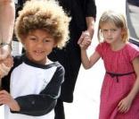 Heidi Klum avec Henry et Leni dans les rues de Los Angeles