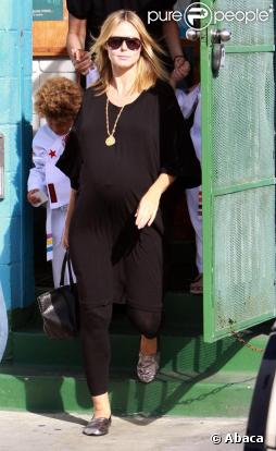 Heidi Klum avec Henry à Los Angeles  