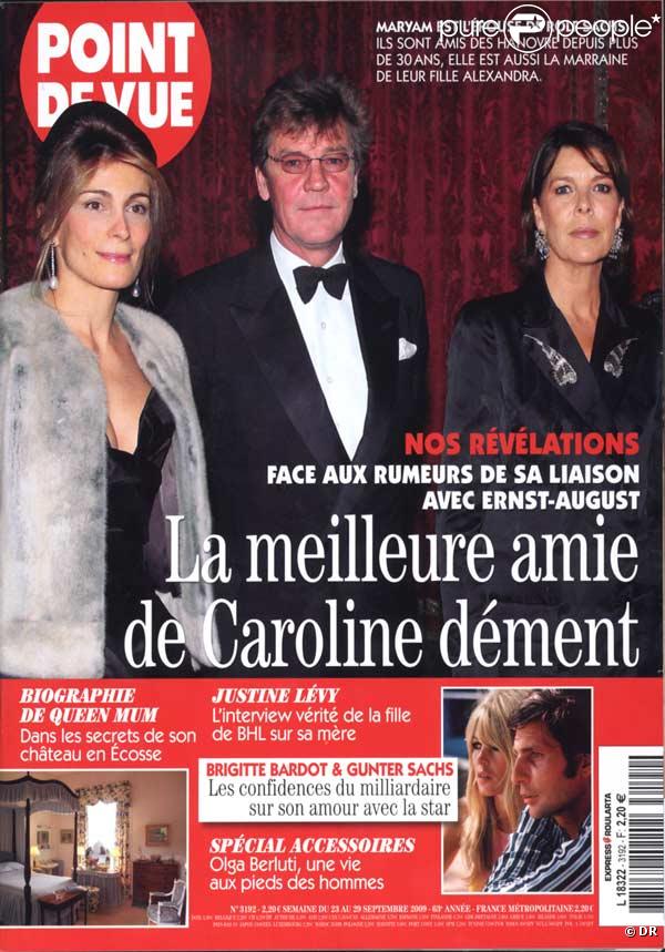 Caroline de Monaco, Ernst August de Hanovre et Maryam Sachs en couverture de Point de Vue