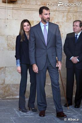 Letizia d'Espagne et son époux Felipe célèbrent la rentrée universitaire, à Salamanque. 29/09/09