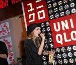 Inauguration de la boutique Uniqlo, à Paris 9e. 30/09/09