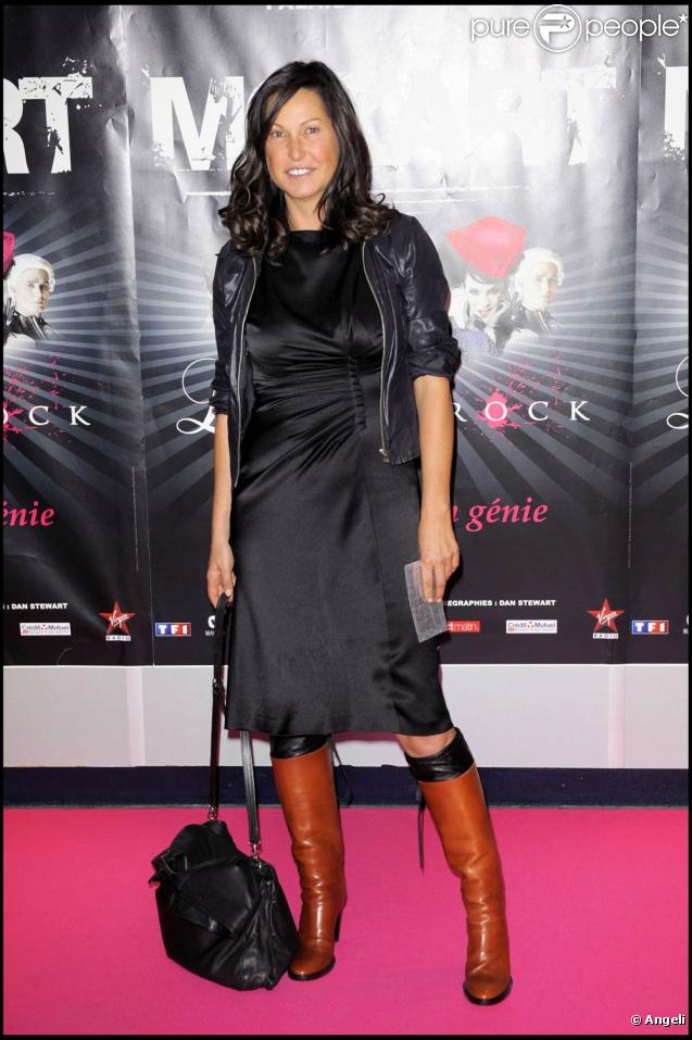 Générale de presse de Mozart, l'opéra rock, le 1er octobre 2009 au Palais des Sports de Paris : Evelyne Thomas 