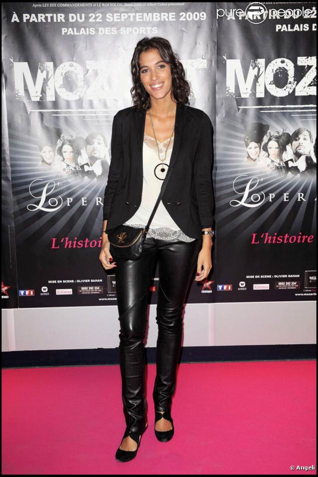 Générale de presse de Mozart, l'opéra rock, le 1er octobre 2009 au Palais des Sports de Paris : Laurie Cholewa 