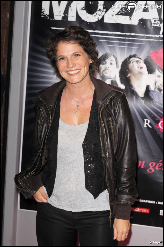 Générale de presse de Mozart, l'opéra rock, le 1er octobre 2009 au Palais des Sports de Paris : Maureen Dor 