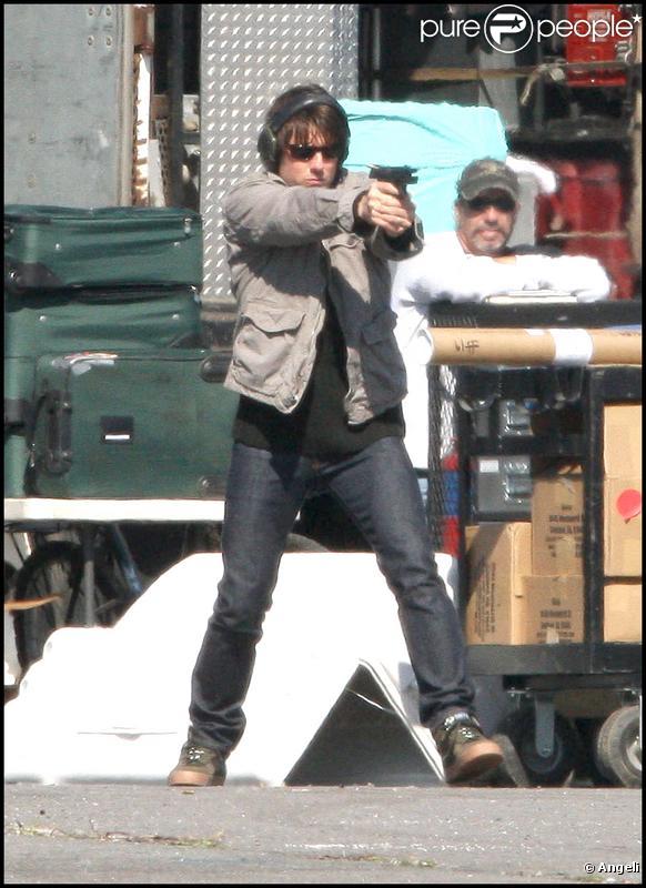 Tom Cruise sur le tournage de 