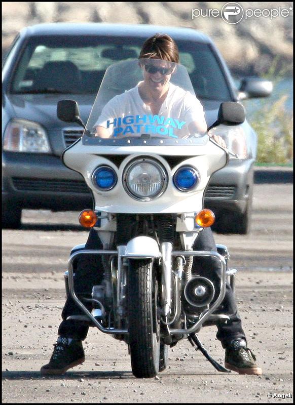 Tom Cruise sur le tournage de 