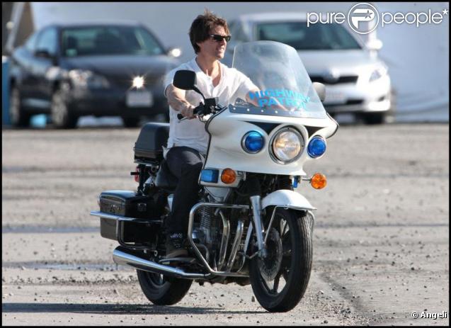 Tom Cruise sur le tournage de 