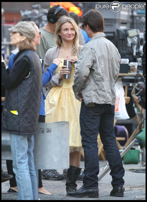 Cameron Diaz et Tom Cruise sur le tournage de 