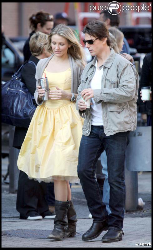 Cameron Diaz et Tom Cruise sur le tournage de 