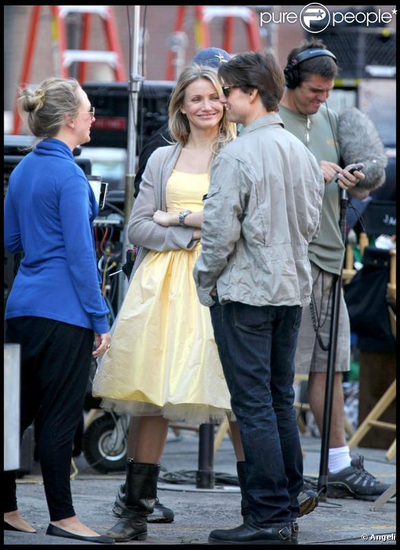 Cameron Diaz et Tom Cruise sur le tournage de 