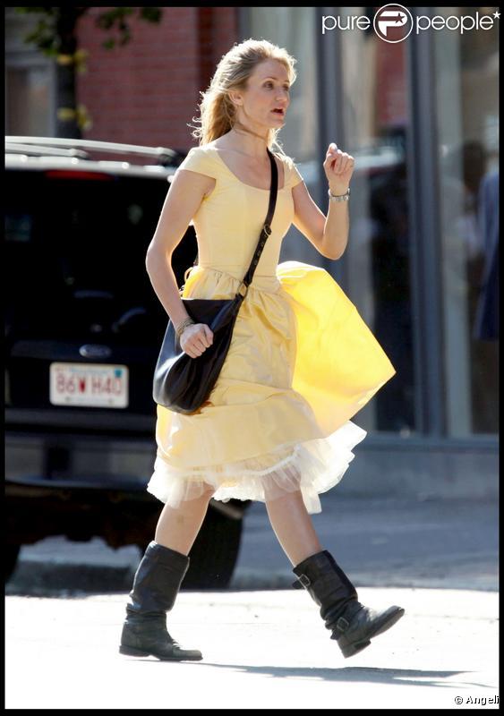 Cameron Diaz  sur le tournage de 