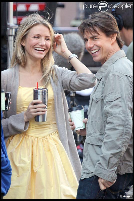 Cameron Diaz et Tom Cruise sur le tournage de 
