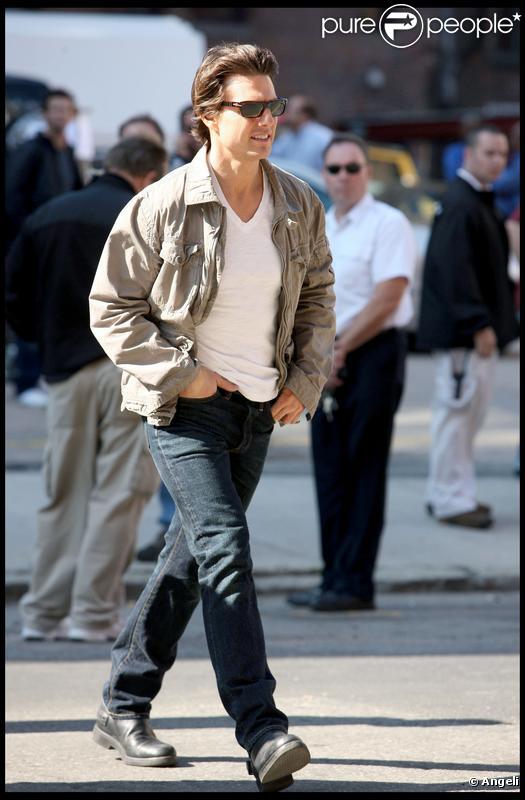 Tom Cruise sur le tournage de 