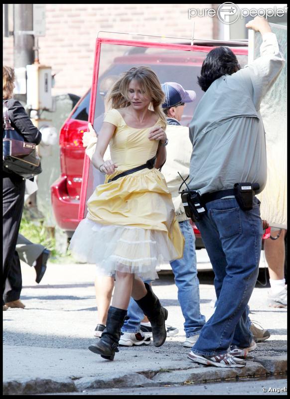 Cameron Diaz sur le tournage de 