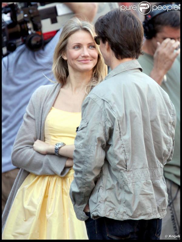Cameron Diaz et Tom Cruise sur le tournage de 