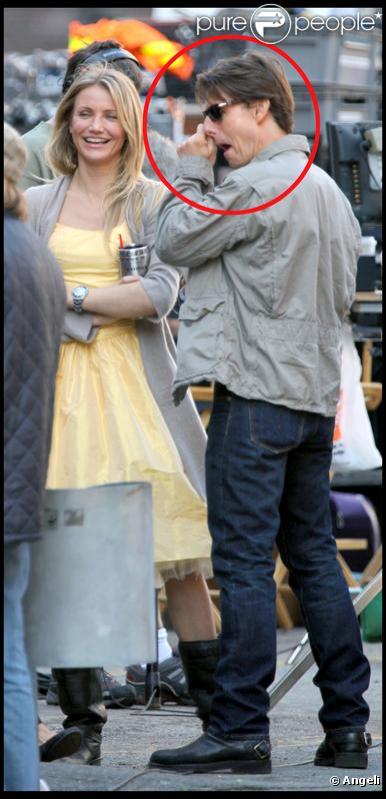 Cameron Diaz et Tom Cruise sur le tournage de 