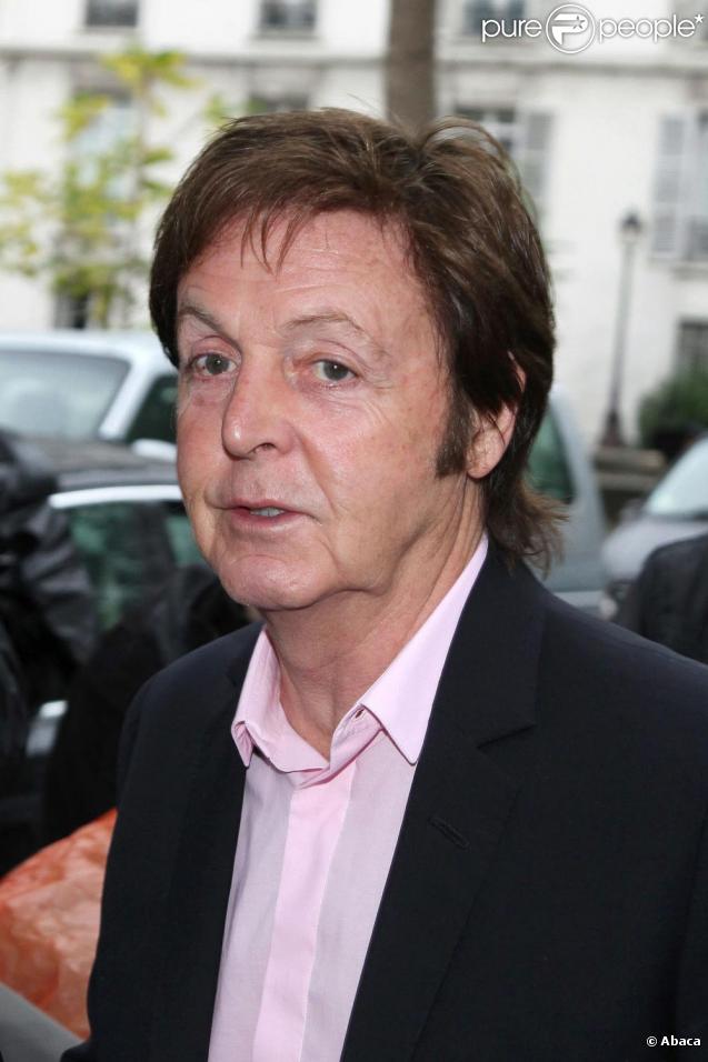 Paul McCartney au défilé Stella McCartney à Paris 