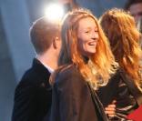 Audrey Marnay au défilé Yves Saint Laurent, le 5 octobre 2009, au Palais de Tokyo