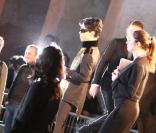 Prince au défilé Yves Saint Laurent, le 5 octobre 2009, au Palais de Tokyo