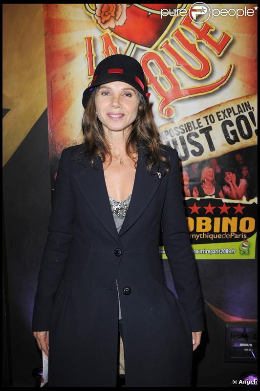 Victoria Abril est à Bobino pour assister à 