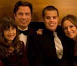 John Travolta et sa famille, du vivant de son fils Jett