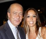 Fawaz Gruosi et Saphia Azzeddine lors de la soirée présentation de la nouvelle collection De Grisogono à Paris le 8 octobre 2009