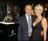 Fawaz Gruosi et Ophélie Winter lors de la soirée présentation de la nouvelle collection De Grisogono à Paris le 8 octobre 2009
