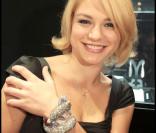 Emilie Dequenne lors de la soirée présentation de la nouvelle collection De Grisogono à Paris le 8 octobre 2009