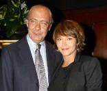 Fawaz Gruosi et Emma de Caunes lors de la soirée présentation de la nouvelle collection De Grisogono à Paris le 8 octobre 2009