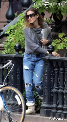 Sarah Jessica Parker à New York, le 9 octobre 2009