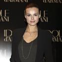 Le top model Kasia Smutniak présente Idole, le nouveau parfum signé Armani...