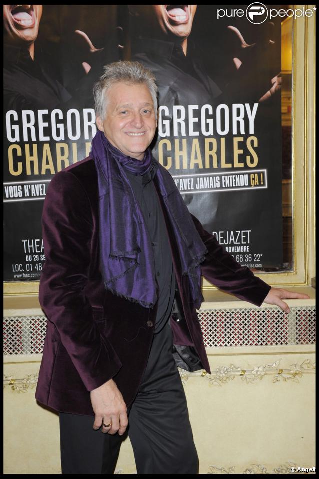 Gilbert Rozon lors du spectacle de Gregory Charles à Paris le 12 octobre 2009
