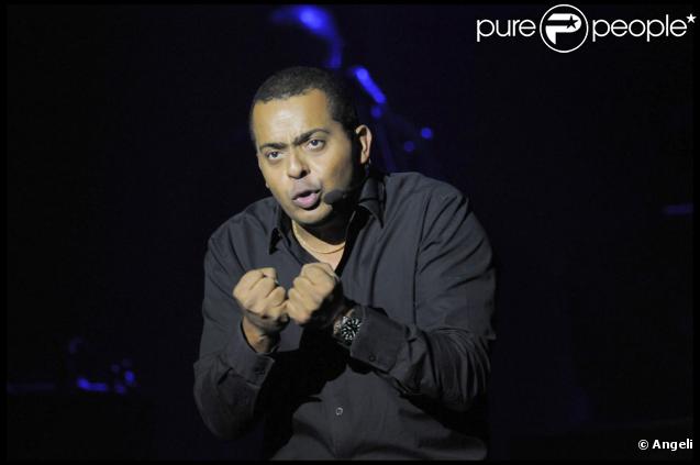 Gregory Charles lors de son spectacle à Paris le 12 octobre 2009