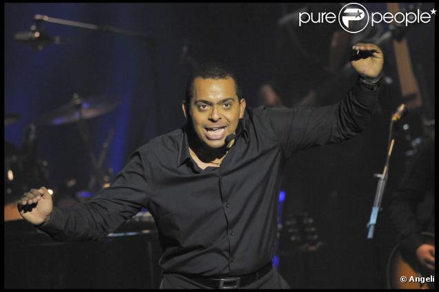 Gregory Charles lors de son spectacle à Paris le 12 octobre 2009