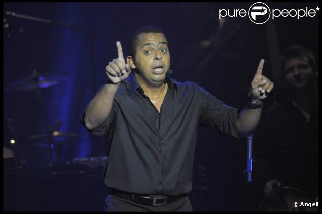Gregory Charles lors de son spectacle à Paris le 12 octobre 2009
