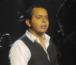 Gregory Charles lors de son spectacle à Paris le 12 octobre 2009