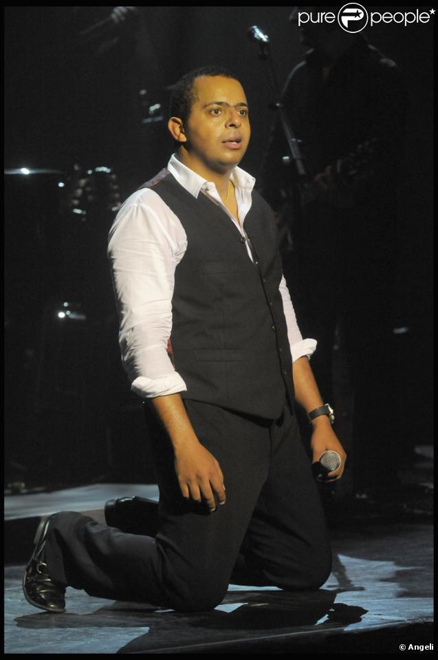 Gregory Charles lors de son spectacle à Paris le 12 octobre 2009
