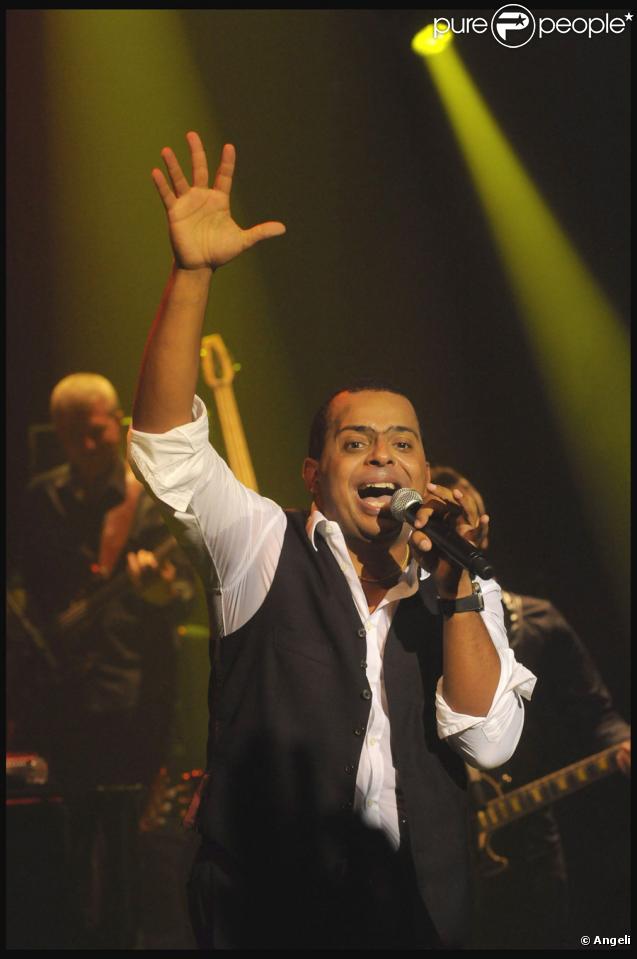 Gregory Charles lors de son spectacle à Paris le 12 octobre 2009